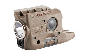 Streamlight TLR-6 HL  Tac Light with Green Laser  For Glock 42 & 43  300 Lumens  Matte Finish  Flat Dark Earth  Includes Three SLB2 Batteries with USB-C Charging Case 69351