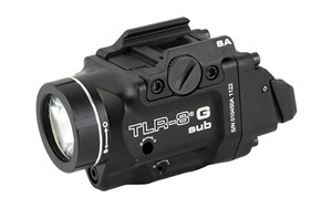 Streamlight Streamlight TLR-8 G Sub  White LED with Green Laser  Fits Springfield Hellcat  500 Lumens  Anodized Finish  Black  Includes (1) CR123a Battery  Low and High Switches 69439 Streamlight Streamlight TLR-8 G Sub  White LED with Green Laser  Fits Springfield Hellcat  500 Lumens  Anodized Finish  Black  Includes (1) CR123a Battery  Low and High Switches 69439