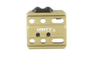 Unity Tactical FUSION  Micro Hub Base  Anodized Finish  Flat Dark Earth FUS-MHF