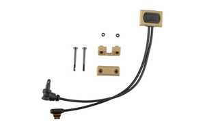 Unity Tactical ModButton Lite SYNC  Link  7"  Dual Lead Remote Switch For Crane Laser and USB-C  Fits Picatinny  Flat Dark Earth MBL2-FDE-UC-CL-7