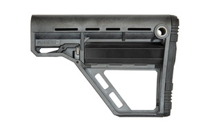 Amend2 Amend2 Modular Stock  For AR-15 MilSpec Buffer Tube  M-LOK Compatible  Battery Storage  Carbon Gray A2AMSBATTCBN