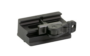 American Defense Mfg. ARCA to Picatinny Mount  Fits Tripod Heads with ARCA Swiss  Anodized Finish  Black AD-ARCA-TP-TAC