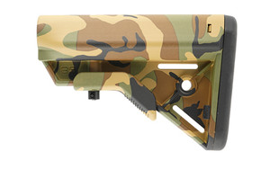 B5 Systems BRAVO  Stock  Woodland Camo BRV-1184