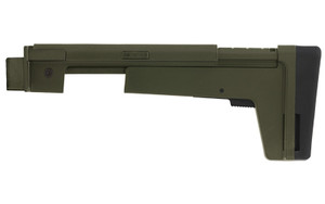 B5 Systems AK Stocked Fixed  Fits AKM Pattern Stamped Receivers  Matte Finish  Olive Drab Green AKM-1500