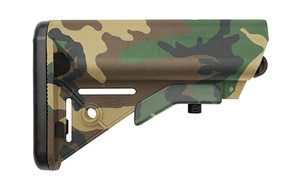 B5 Systems SOPMOD Stock  Woodland Camo  w/ Quick Detach Mount  Double the resin and glass of prior SOPMOD stock  makes this stock 2-3 times stronger.  Mil Spec SOP-1188 B5 Systems SOPMOD Stock  Woodland Camo  w/ Quick Detach Mount  Double the resin and glass of prior SOPMOD stock  makes this stock 2-3 times stronger.  Mil Spec SOP-1188