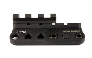 Bravo Company BCMGUNFIGHTER 1913 Modular KeyMod Light Mount  Fits 1913 Rail  Black BCM-1913LM-KM
