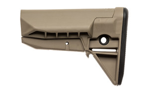 Bravo Company BCMGUNFIGHTER Mod 0 Stock  SOPMod (Widebody)  Fits Mil-Spec Buffer Tube  Flat Dark Earth BCM-GFS-MOD0-SPMD-FDE