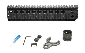 Bravo Company Quad Rail  Picatinny Rail  Fits AR Rifles  10"  Black BCM-QRF-10-556-BLK Bravo Company Quad Rail  Picatinny Rail  Fits AR Rifles  10"  Black BCM-QRF-10-556-BLK