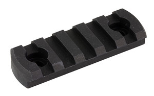 CMC Triggers M-Lok Picatinny Rail  5 Slot  Fits M-LOK Rail  2.5" Long  Anodized Finish  Black 81722