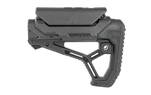 F.A.B. Defense GL-Core CP AR-15 Buttstock  Fits Mil-Spec And Commercial Tubes  Adjustable Cheek Rest  Black FX-GLCORECPB F.A.B. Defense GL-Core CP AR-15 Buttstock  Fits Mil-Spec And Commercial Tubes  Adjustable Cheek Rest  Black FX-GLCORECPB