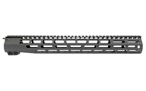 Grey Ghost Precision Handguard  MLOK  15"  Anodized Finish  Sniper Gray  Fits AR-15 GGP55615HGSG