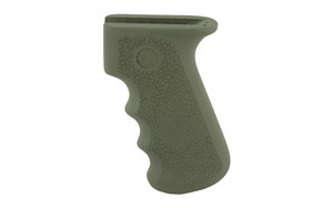 Hogue Overmolded Rifle Grip Fits AK-47/AK-74 Finger Grooves Rubber OD Green 74001 Hogue Overmolded Rifle Grip Fits AK-47/AK-74 Finger Grooves Rubber OD Green 74001