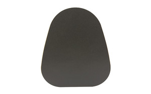 Kick-EEZ CHEEK-EEZ  Cheek Protector  5" X 6" X 1/16"  Matte Finish  Black 703-116