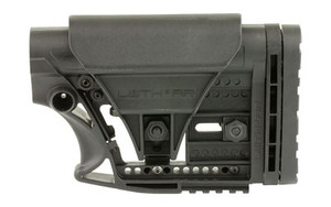 Luth-AR MBA-3 Carbine Stock  Fits AR-15 & AR-10 Commercial and Mil-Spec Dia Buffer Tubes  Adjustable Cheek Piece and Length of Pull  Black MBA-3 Luth-AR MBA-3 Carbine Stock  Fits AR-15 & AR-10 Commercial and Mil-Spec Dia Buffer Tubes  Adjustable Cheek Piece and Length of Pull  Black MBA-3