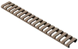Magpul Industries Ladder Rail Panel  Fits Carbine Length Picatinny Rail  18 Slots  Polymer Construction  Flat Dark Earth MAG013-FDE