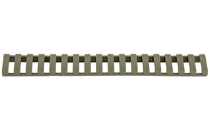 Magpul Industries Ladder Rail Panel  Fits Carbine Length Picatinny Rail  18 Slots  Polymer Construction  Olive Drab Green MAG013-ODG