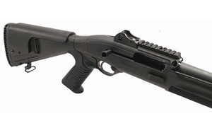 Mesa Tactical Urbino Pistol Grip Stock  Fits Beretta 1301 and A300  12 Gauge  12.5" Length of Pull  Cheek Riser  Matte Finish  Black 94970