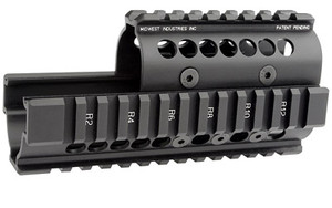 Midwest Industries Universal AK47/74 Handguard With Standard Topcover  Black MI-AK