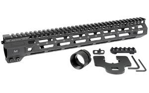 Midwest Industries Combat Rail M-LOK Handguard  Fits AR-15 Rifles  14"  Wrench Included  Black MI-CRM14
