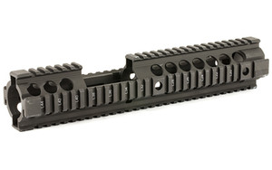 Midwest Industries Extended Forearm  Carbine Length  Free Floating  Built-In QD Points  Black MCTAR-20XG2