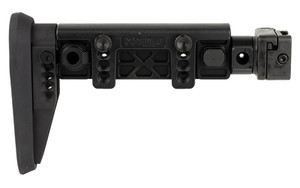 Midwest Industries Alpha Side Folding Stock  Fits AK47 and Other Firearms that Include a 1913 Stock Adapter  Black MI-AK-ALPHA-FS