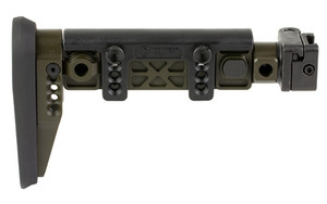 Midwest Industries Alpha Side Folding Stock  Fits AK47 and Other Firearms with 1913 Picatinny Stock Adapter  Matte Finish  Olive Drab Green MI-AK-ALPHA-FS-ODG