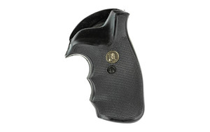 Pachmayr Grip  Gripper  Fits S&W N Frame Square Butt with Finger Grooves  Black 3292