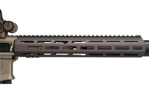 Q Honey Badger Rail  M-LOK  12"  Fits Honey Badger/AR Upper Receivers  Clear Anodized Finish  Gray  Q Barrel Nut and Hardware Not Included 12-HB-MLOK-HG Q Honey Badger Rail  M-LOK  12"  Fits Honey Badger/AR Upper Receivers  Clear Anodized Finish  Gray  Q Barrel Nut and Hardware Not Included 12-HB-MLOK-HG