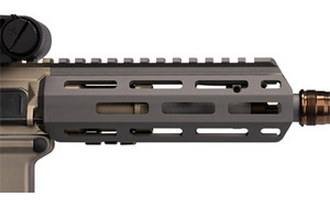 Q Honey Badger Handguard Kit  M-LOK  6"  Fits Honey Badger/AR Upper Receivers  Clear Anodized Finish  Gray  Includes Barrel Nut and Hardware 6-HB-MLOK-HG-KIT Q Honey Badger Handguard Kit  M-LOK  6"  Fits Honey Badger/AR Upper Receivers  Clear Anodized Finish  Gray  Includes Barrel Nut and Hardware 6-HB-MLOK-HG-KIT