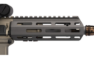 Q Honey Badger Rail Kit  M-LOK  12"  Fits Honey Badger/AR Upper Receivers  Clear Anodized Finish  Gray  Includes Barrel Nut and Hardware 12-HB-MLOK-HG-KIT Q Honey Badger Rail Kit  M-LOK  12"  Fits Honey Badger/AR Upper Receivers  Clear Anodized Finish  Gray  Includes Barrel Nut and Hardware 12-HB-MLOK-HG-KIT