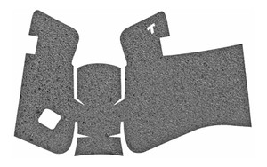 TALON Grips Inc Rubber  Grip  Adhesive Grip  Fits Glock 19 Gen 5 MOS (Medium Backstrap) 19  23  25  32  38 Gen5 (Medium Backstrap)  Black 383R