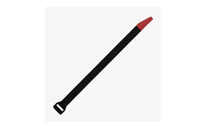 Magpul Industries DAKA Gear Straps  Compatible with All DAKA GRID Organizer Systems  12"x.75"  Matte Finish  Black and Red  4 Straps Included MAG1442-BLK