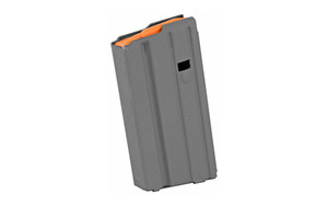 Ammunition Storage Components Magazine  223 Rem  Fits AR-15  20Rd  Aluminum  Gray  Orange Follower 20-223-AL-GM-O-ASC