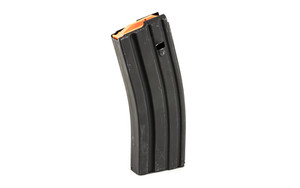 Ammunition Storage Components Magazine  223 Rem  Fits AR-15  30Rd  Stainless  Black  Orange Follower 223-30RD-SS