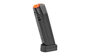 CZ Magazine  9MM  21 Rounds  Fits P-10 Full Size and Reverse Compatible with P09  Black 11443