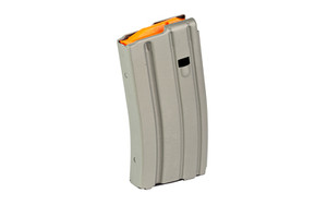 DURAMAG Magazine  223 Remington/556NATO/300 Blackout  20 Rounds  Fits AR-15  Orange AGF Follower  Aluminum  Gray 2023002178CPD