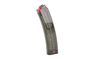 Elite Tactical Systems Group Magazine  Gen 2  9MM  30 Rounds  Fits All CZ Scorpion Generations  Polymer Construction  Translucent Carbon Smoke SMK-CZEVO-30G2