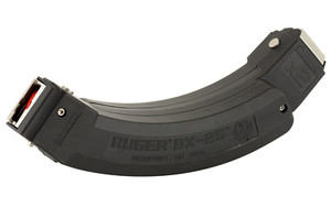 Ruger Magazine  BX-25 2-Pack  22LR  25 Rounds  Fits 10/22  Polymer  Black  This is 2-25rd magazines coupled together 90398 Ruger Magazine  BX-25 2-Pack  22LR  25 Rounds  Fits 10/22  Polymer  Black  This is 2-25rd magazines coupled together 90398