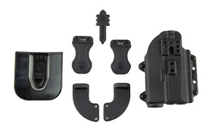 Alien Gear Holsters Photon Holster  Fits Sig Sauer P320c/M18/XCarry with TLR-7/Nightstick 550XL/Inforce WILD1  Polymer Construction  Black  Ambidextrous PHO-0692-L1-D