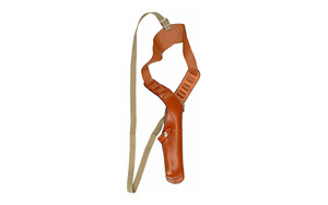 Bianchi X15  Vertical Shoulder Holster  Right Hand  Tan  Med  Leather 12361