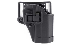 BLACKHAWK CQC SERPA Holster With Belt and Paddle Attachment  Fits Sig P228/P229  Right Hand  Black 410505BK-R
