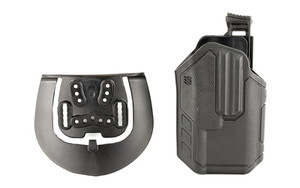 BLACKHAWK Omnivore L2 Multi-Fit Holster  Fits More Than 150 Styles of Semi-Automatic Handguns with Streamlight TLR 1 & 2  Thumb Activated Retention Mechanism  Level 2 Retention  Right Hand  Black 419002BBR BLACKHAWK Omnivore L2 Multi-Fit Holster  Fits More Than 150 Styles of Semi-Automatic Handguns with Streamlight TLR 1 & 2  Thumb Activated Retention Mechanism  Level 2 Retention  Right Hand  Black 419002BBR