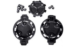 BLACKHAWK SERPA Quick Disconnect Modular Drop-Leg Platform Kit  Includes 2 Female and 1 Male Adaptor  Black 430950BK
