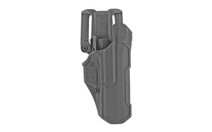 BLACKHAWK T-Series  L2D  Duty Holster  Right Hand  Sig P320/P250/M17/M18  Includes Jacket Slot Belt Loop  Black  Polymer 44N161BKR