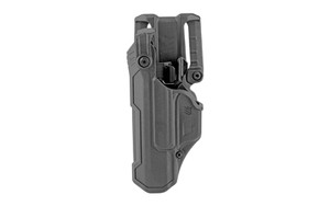 BLACKHAWK T-Series L3D  Duty Holster  Left Hand  Black Finish  Fits Glock 17/22/31 44N500BKL BLACKHAWK T-Series L3D  Duty Holster  Left Hand  Black Finish  Fits Glock 17/22/31 44N500BKL