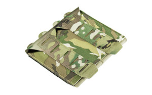 Blue Force Gear 10 Speed  Double Magazine Pouch  Helium Whisper Attachment  Fits (2) AR-15 Magazine  Elastic Construction  Multicam HW-TSP-M4-2-SB-MC