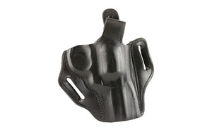 DeSantis Gunhide Thumb Break Scabbard Belt Holster  Fits 3" Colt Python  3" Ruger GP100  2 1/2-3" S&W L Frame  Right Hand  Black Leather 001BA33Z0