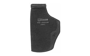 Galco Gunleather Stow-N-Go Inside The Pant Holster  Fits Glock 17/22/31  Right Hand  Black Leather STO224B