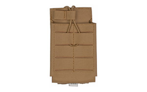 Grey Ghost Gear Single 7.62 Mag Pouch  Fits 7.62NATO/308WIN AR Magazines  Laminate Nylon  Includes a Bungee Retention Strap to Allow for Silent Removal of your Magazine  Attaches to any MOLLE/PALS Style Webbing  Coyote Brown 1053-14