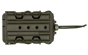 High Speed Gear Polymer Taco  Single Magazine Pouch  Molle  Fits Most AR 15 Magazines  Polymer Construction  Olive Drab Green 16TA01OD
